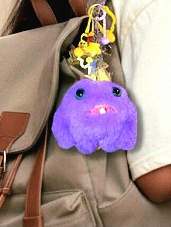 Fuggler Accessories - Fuggler Baby Fugg HAPPY Keychain MR.NEEDLES